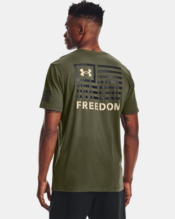 Men's UA Freedom Banner T-Shirt, Green, pdpMainDesktop image number 0